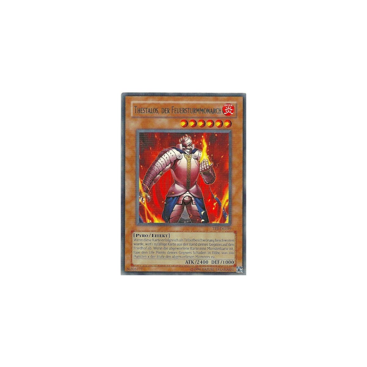 Thestalos, der Feuersturmmonarch TP8-DE009 Yugioh - Gate to the Games