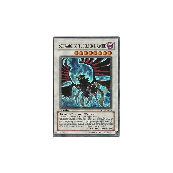 Schwarz gefl&uuml;gelter Drache (Ultra Rare) TSHD-DE040