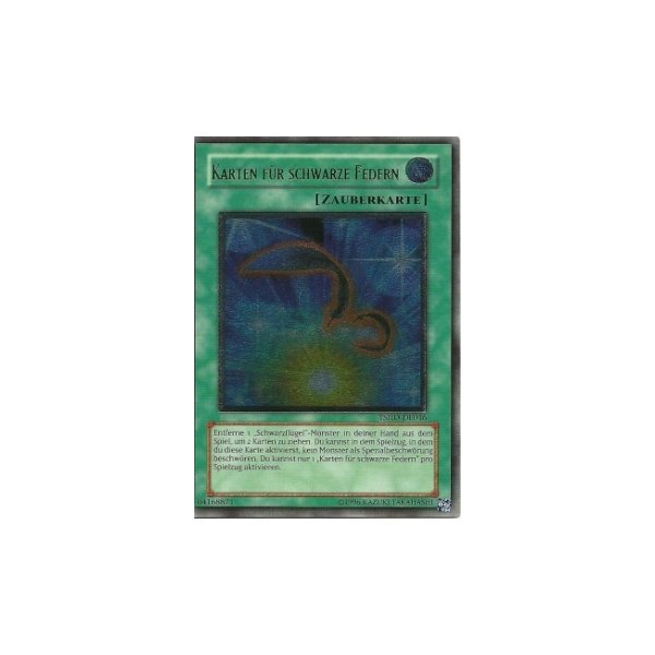 Karten f&uuml;r schwarze Federn (Ultimate Rare) TSHD-DE046umr