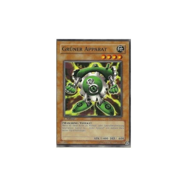 Gr&uuml;ner Apparat SD10-DE006