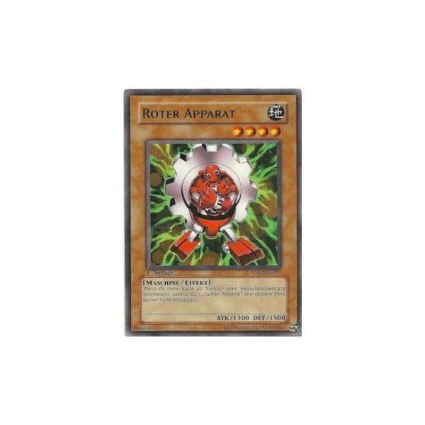 Roter Apparat SD10-DE007