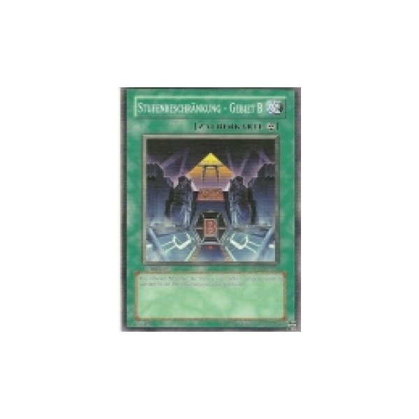 Stufenbeschr&auml;nkung - Gebiet B SD3-024