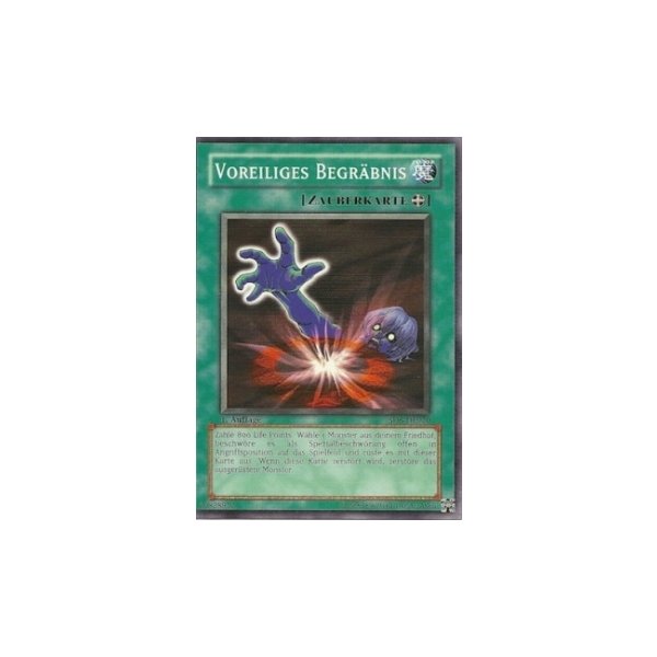 Voreiliges Begr&auml;bnis SD6-DE020