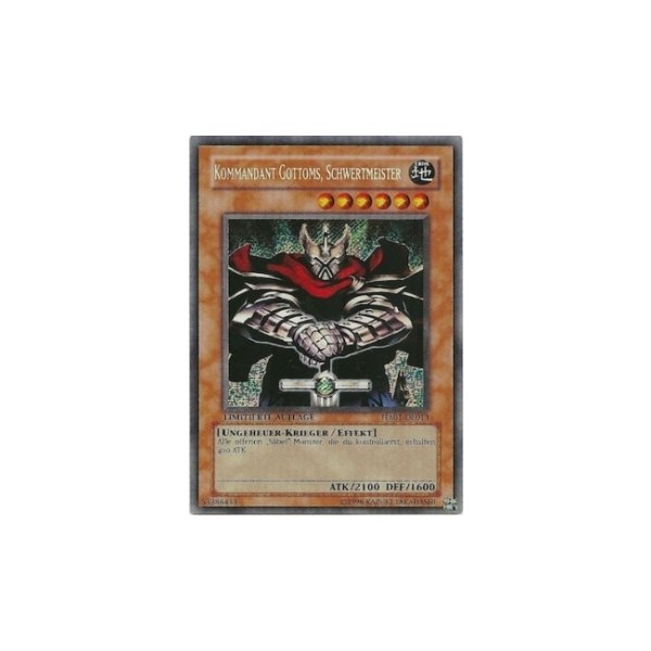 Kommandant Gottoms, Schwertmeister HA01-DE013