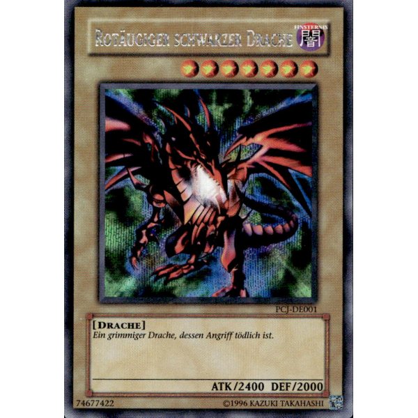 Rot&auml;ugiger Schwarzer Drache PCJ-DE001