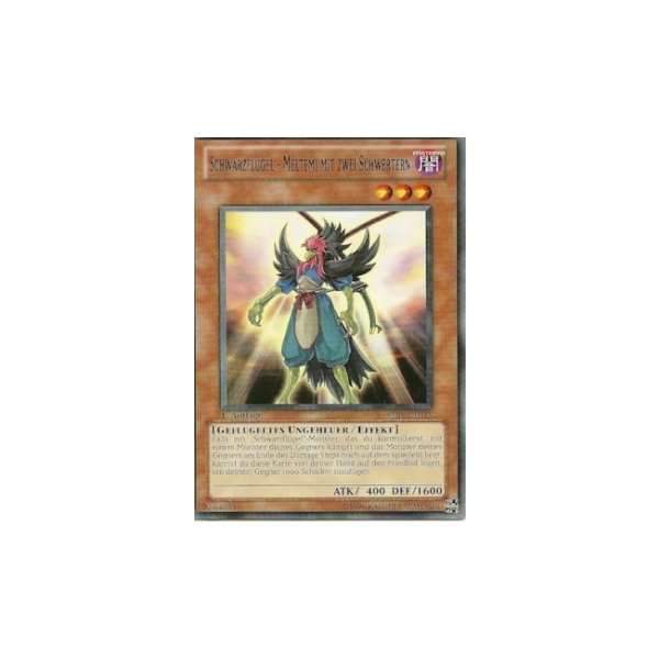 Schwarzfl&uuml;gel - Meltemi mit zwei Schwertern STBL-DE015