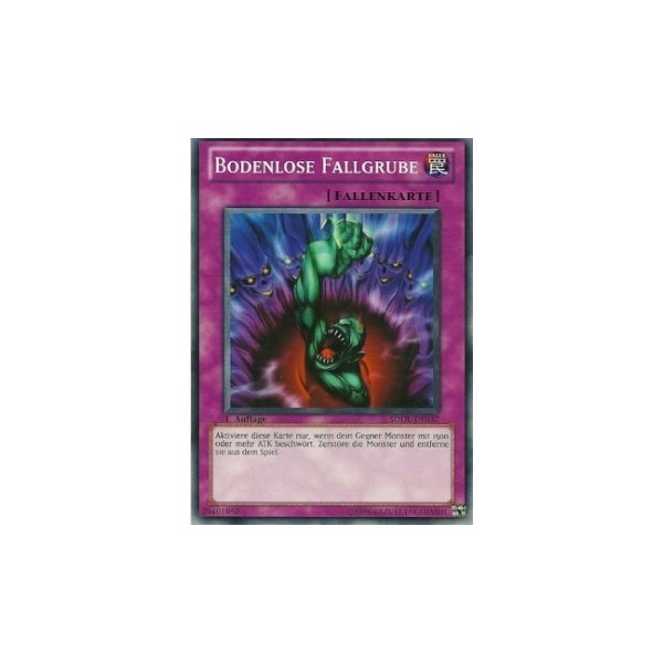 Bodenlose Fallgrube SDDL-DE037