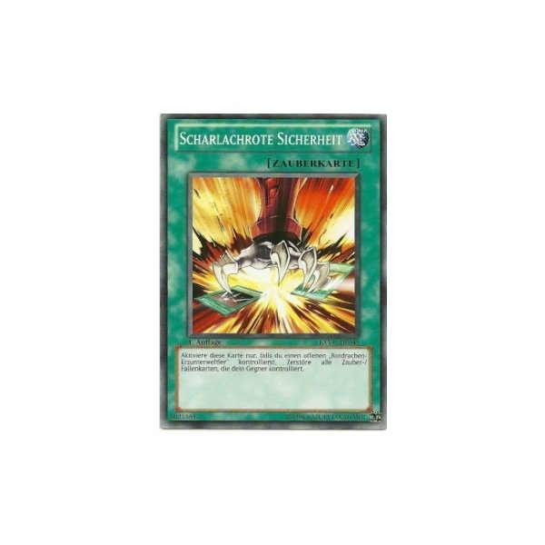 Scharlachrote Sicherheit EXVC-DE045