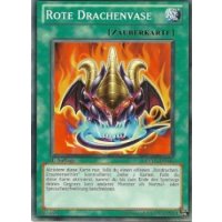 Rote Drachenvase EXVC-DE046