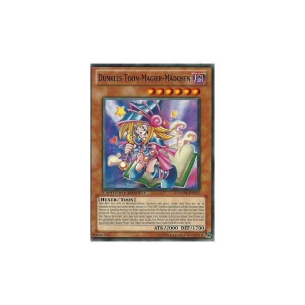 Dunkles Toon-Magier-M&auml;dchen GLD4-DE015