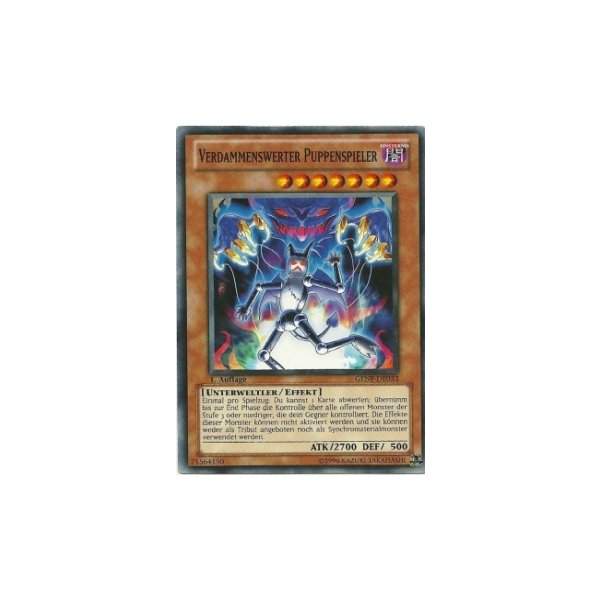 Verdammenswerter Puppenspieler GENF-DE033