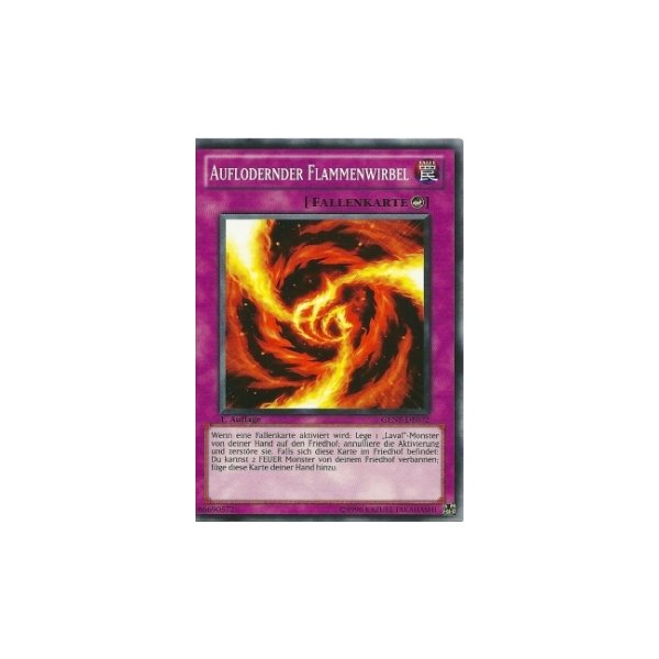 Auflodernder Flammenwirbel GENF-DE072