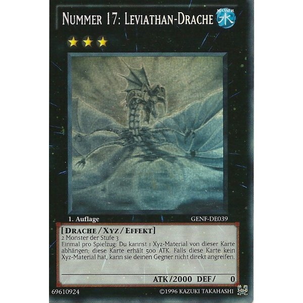 Nummer 17: Leviathan-Drache (Ghost Rare) GENF-DE039gr