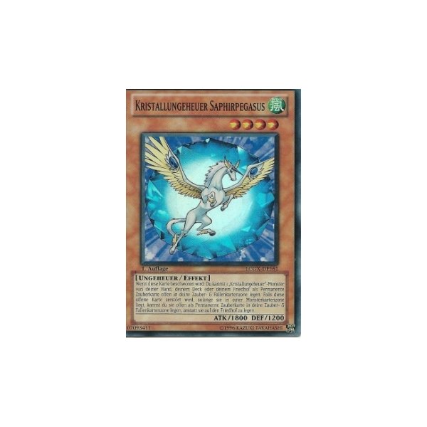 Kristallungeheuer Saphirpegasus LCGX-DE161