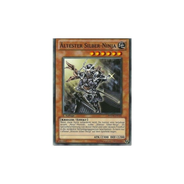 &Auml;ltester Silber-Ninja PHSW-DE031