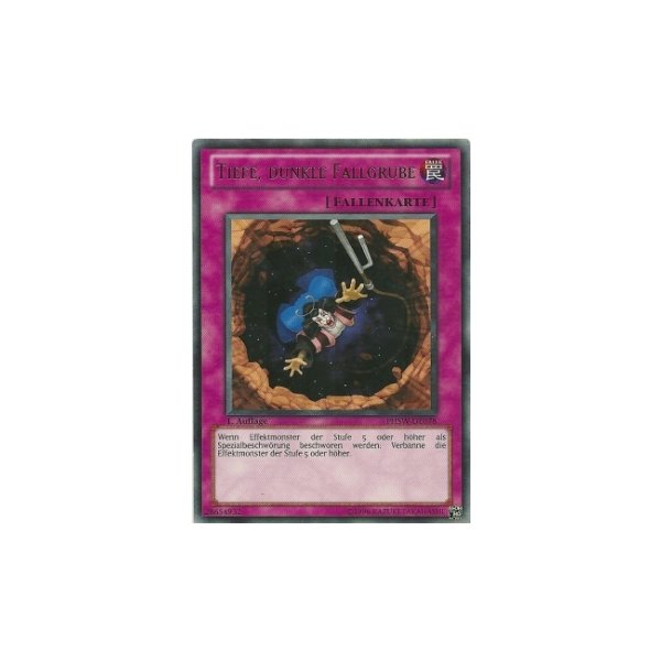 Tiefe, dunkle Fallgrube PHSW-DE078