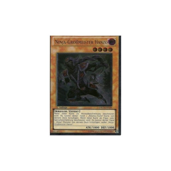 Ninja-Gro&szlig;meister Hanzo (Ultimate Rare) ORCS-DE029umr