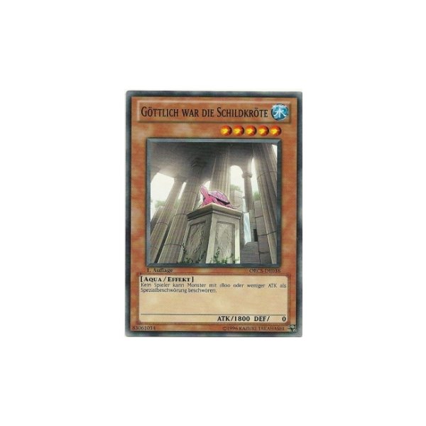 G&ouml;ttlich war die Schildkr&ouml;te ORCS-DE038
