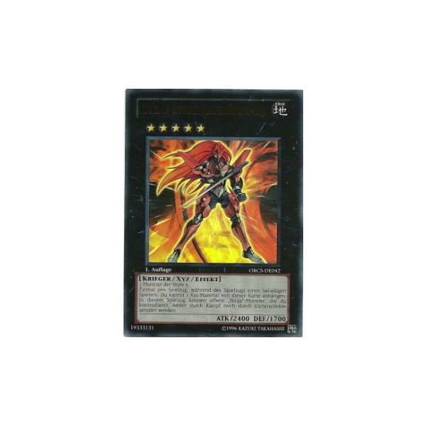 Nummer 12: Blutroter Schattenr&uuml;stungs-Ninja (Ultra Rare) ORCS-DE042