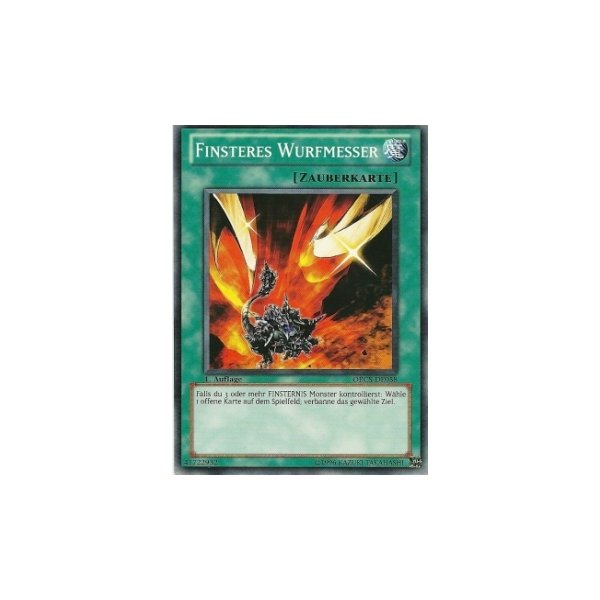 Finsteres Wurfmesser ORCS-DE058