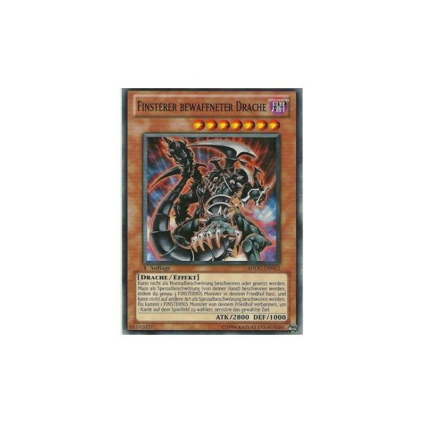 Finsterer bewaffneter Drache SDDC-DE012