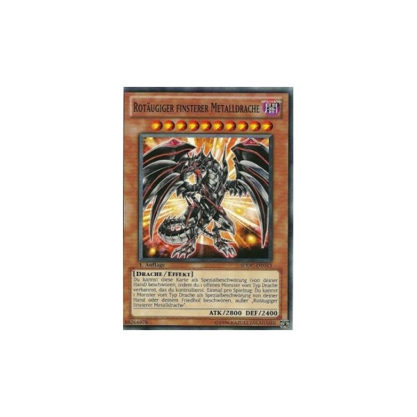 Rot&auml;ugiger finsterer Metalldrache SDDC-DE013