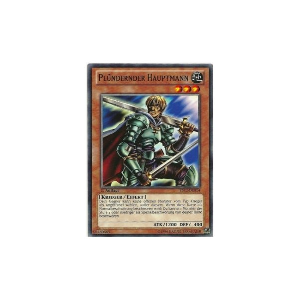 Pl&uuml;ndernder Hauptmann YS12-DE014