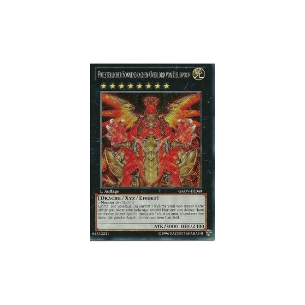 Priesterlicher Sonnendrachen-Overlord von Heliopolis GAOV-DE048