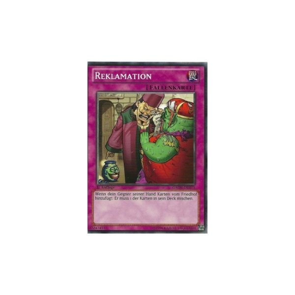 Reklamation GAOV-DE075