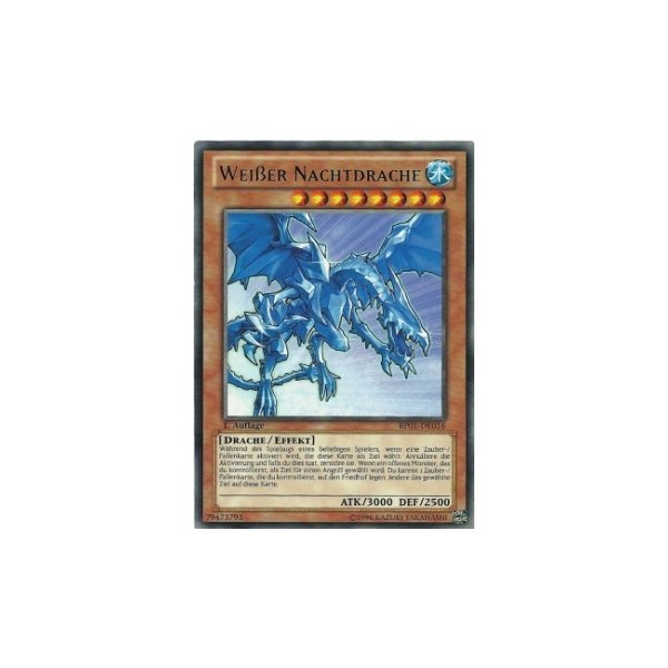 Wei&szlig;er Nachtdrache STARFOIL BP01-DE016