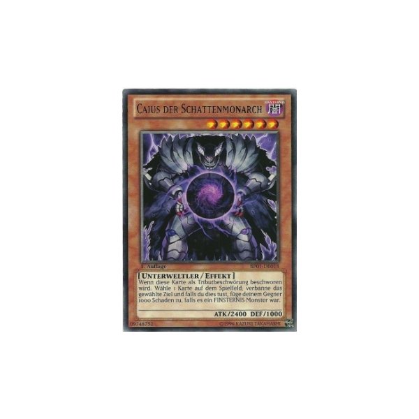 Caius der Schattenmonarch STARFOIL BP01-DE018