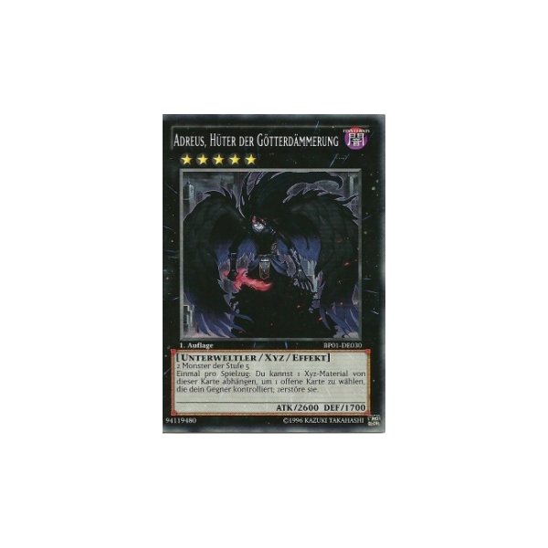 Adreus, H&uuml;ter der G&ouml;tterd&auml;mmerung STARFOIL BP01-DE030