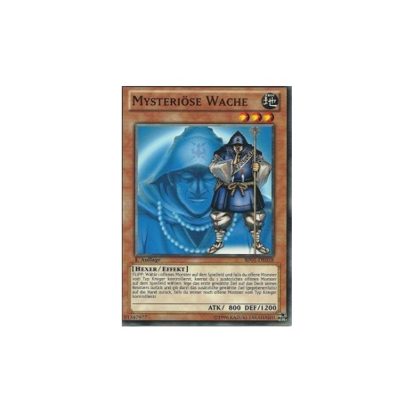 Mysteri&ouml;se Wache STARFOIL BP01-DE058