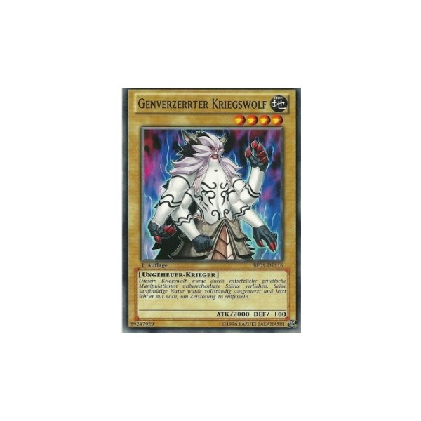 Genverzerrter Kriegswolf STARFOIL BP01-DE116