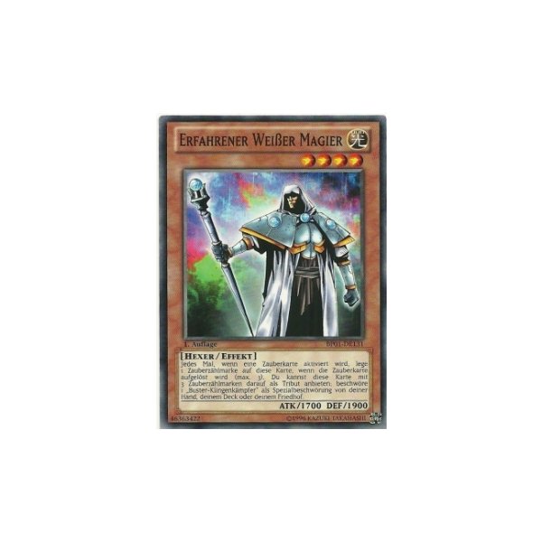 Erfahrener Wei&szlig;er Magier STARFOIL BP01-DE131