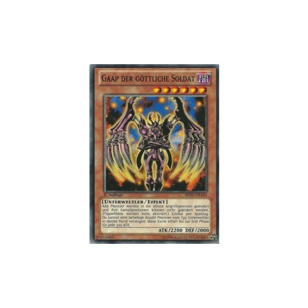 Gaap der g&ouml;ttliche Soldat STARFOIL BP01-DE150