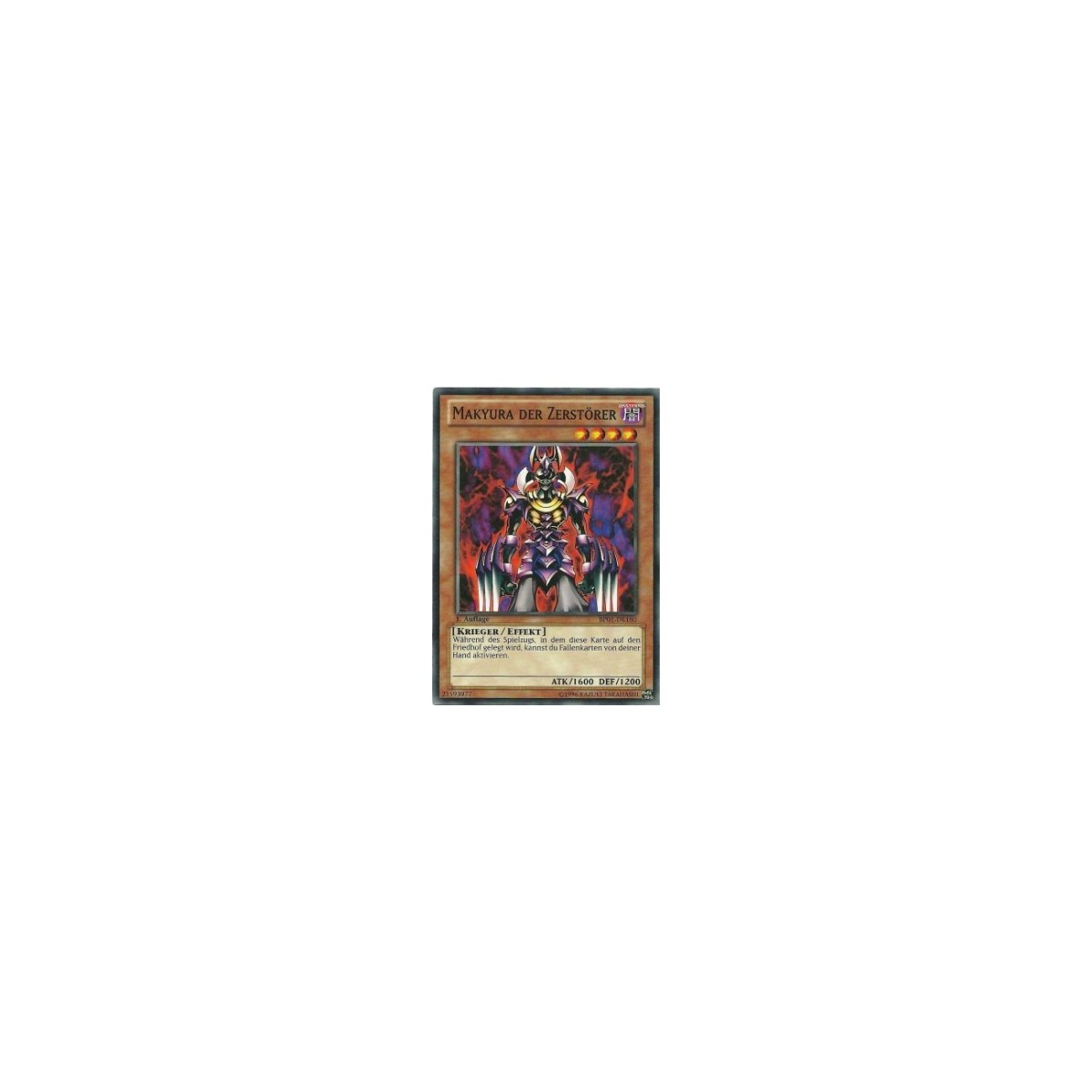 Carte Yu-Gi-Oh! - Gaap, Maître de la Guerre [BP01-FR150