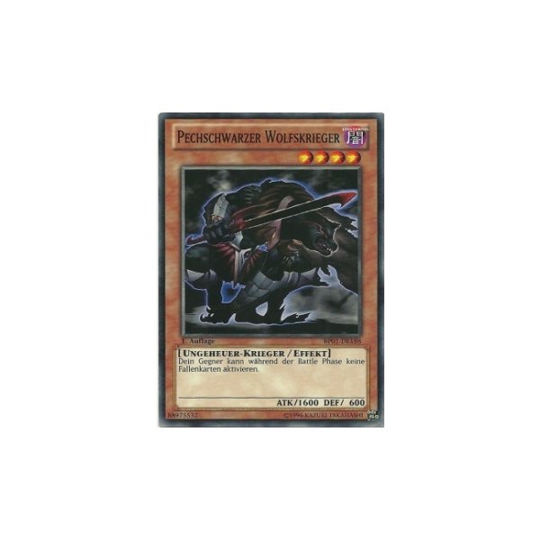 Pechschwarzer Wolfskrieger STARFOIL BP01-DE188