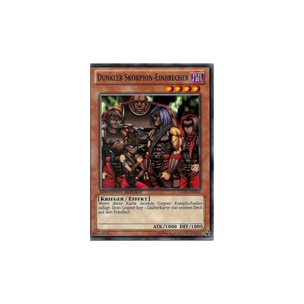 Dunkler Skorpion-Einbrecher GLD5-DE004