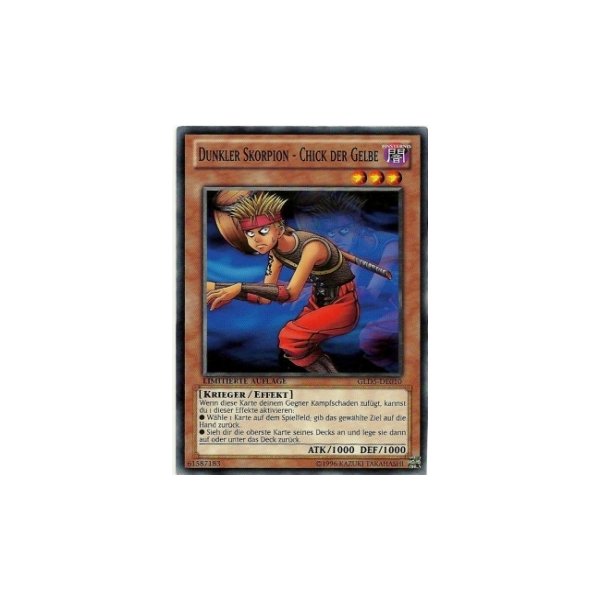 Dunkler Skorpion - Chick der Gelbe GLD5-DE010