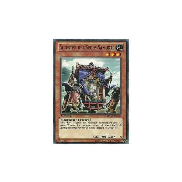&Auml;ltester der Sechs Samurai SDWA-DE021