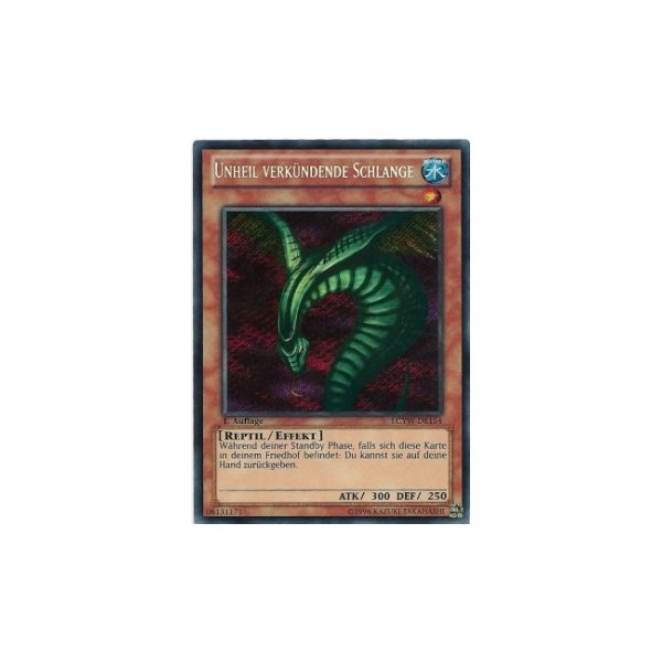 Unheil verk&uuml;ndene Schlange LCYW-DE154