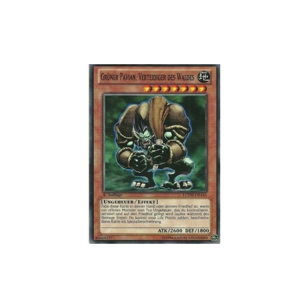 Gr&uuml;ner Pavian, Verteidiger des Waldes LCYW-DE165