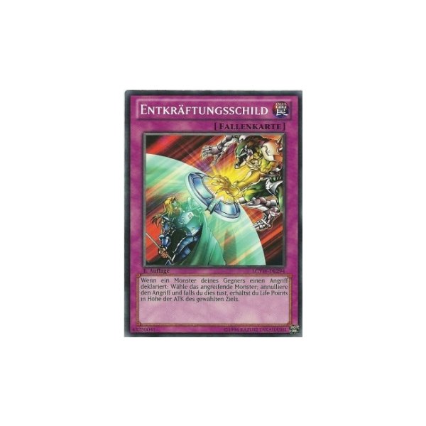 Entkr&auml;ftungsschild LCYW-DE294