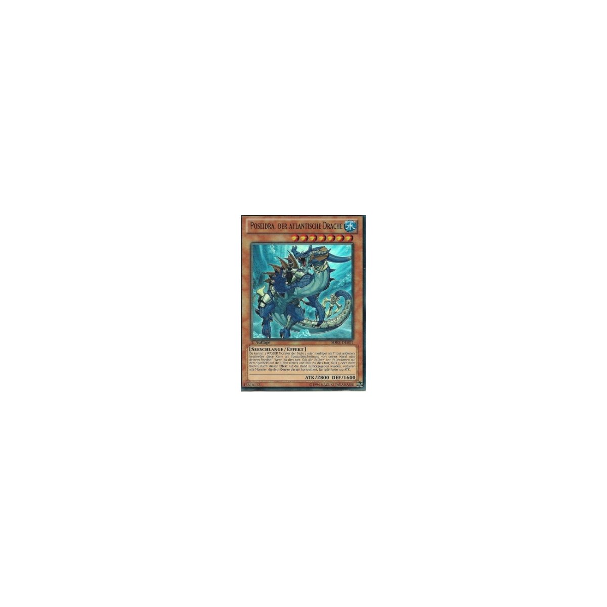 Poseidra, der atlantische Drache SDRE-DE001 Yugioh - Gate to the Games
