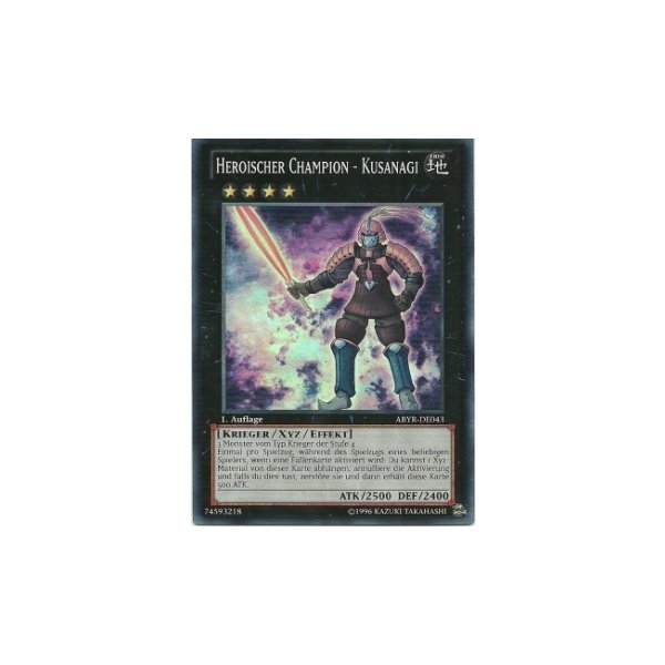 Heroischer Champion - Kusanagi ABYR-DE043