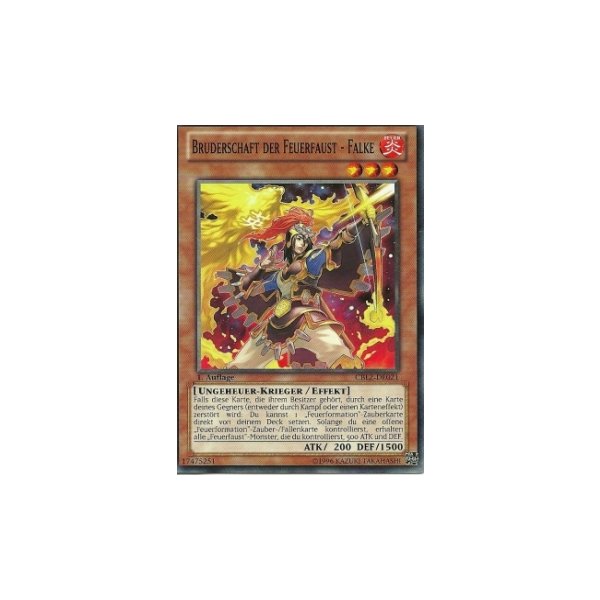 Bruderschaft der Feuerfaust - Falke CBLZ-DE021