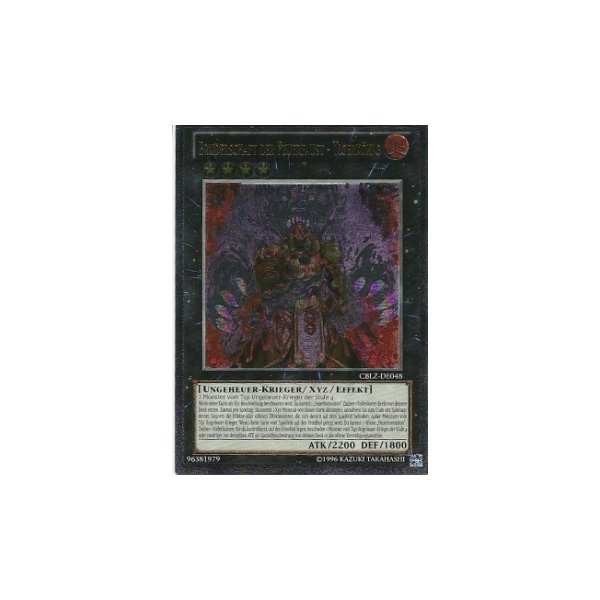 Bruderschaft der Feuerfaust - Tigerk&ouml;nig (Ultimate Rare) CBLZ-DE048umr