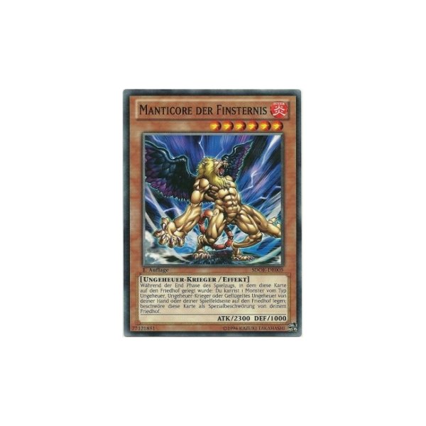 Manticore der Finsternis SDOK-DE005
