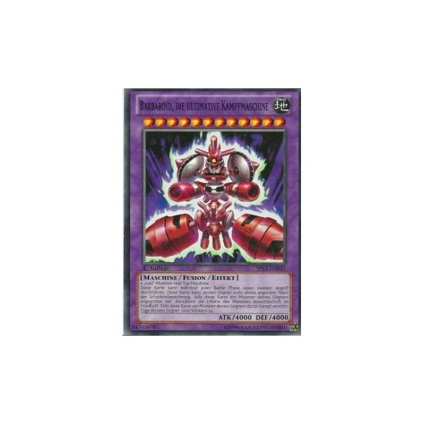 Barbaroid, die ultimative Kampfmaschine STARFOIL SP13-DE045